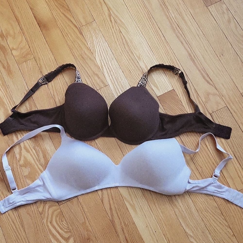 EUC bra 2 /$15 36 DD la vie en rose